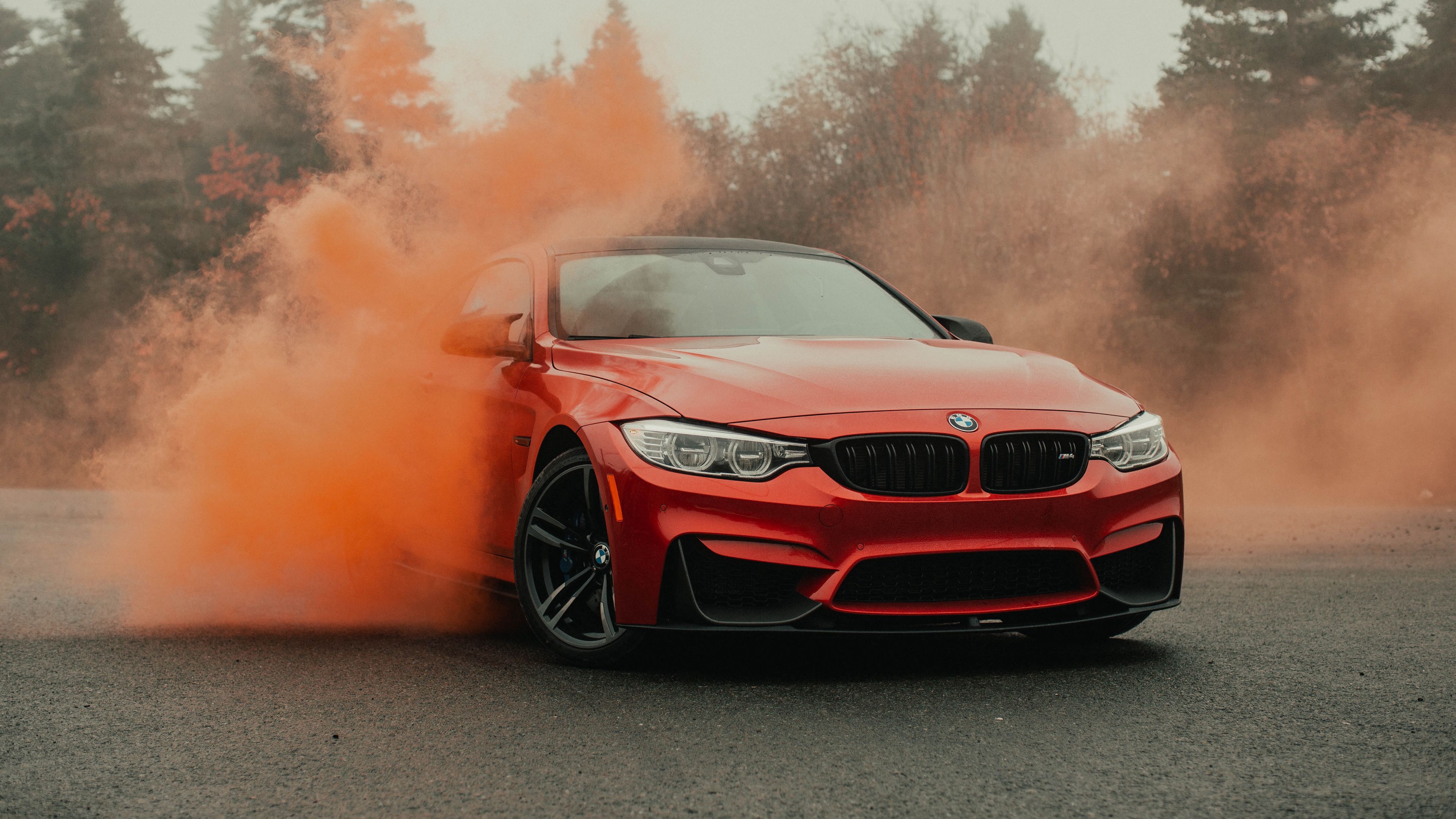 Download wallpaper 3840x2160 bmw, car, bumper, red, front ...