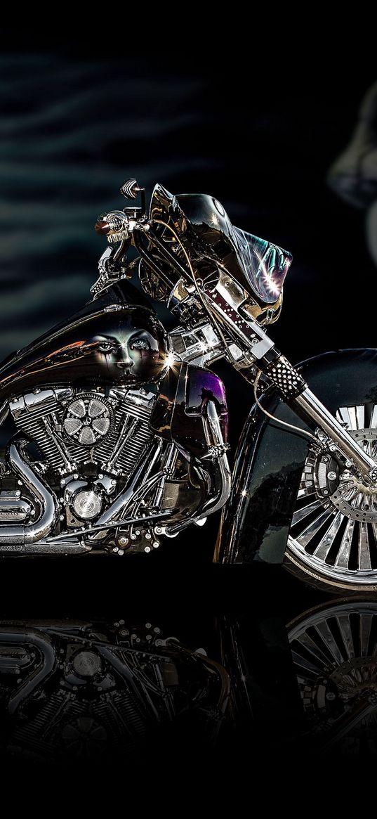 motorcycle, bike, design, airbrush