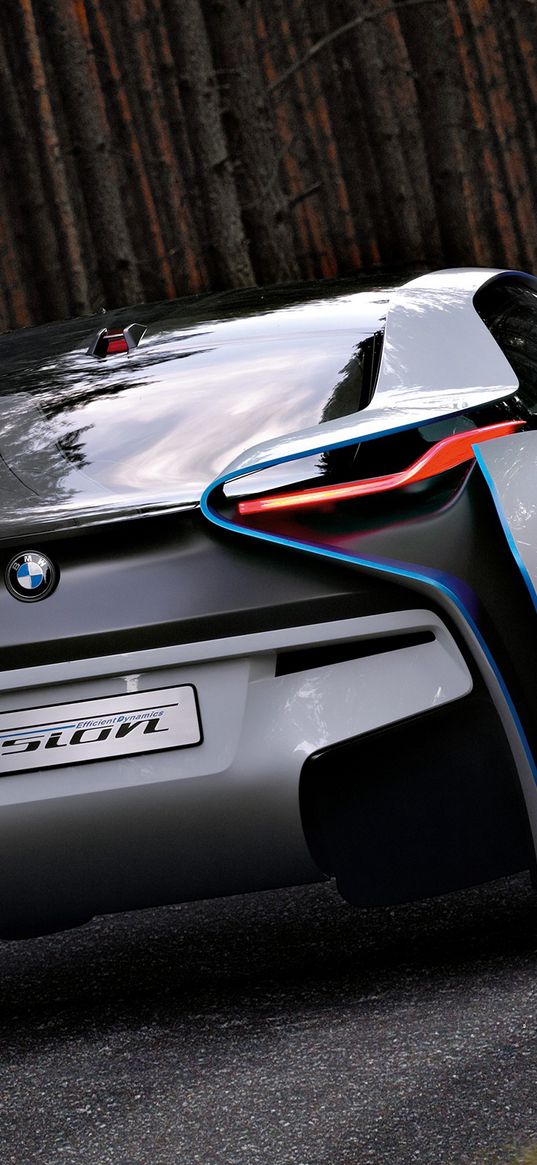 bmw, vision, efficientdynamics, concept, rear view