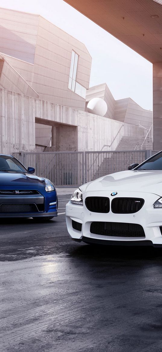 bmw m6, bmw, nissan gt-r, nissan, auto