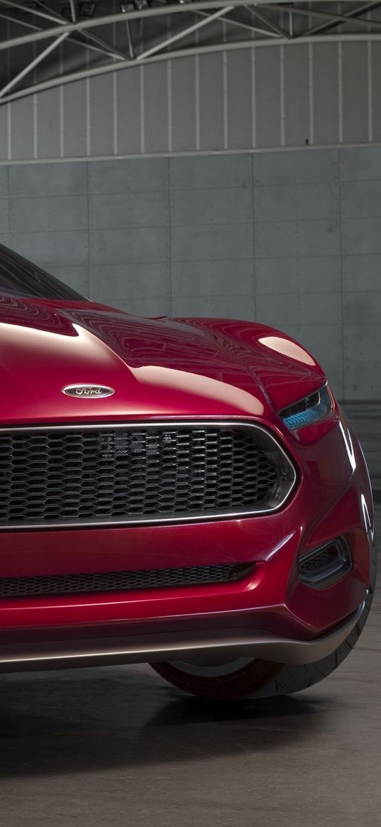 ford mustang 2015, ford, 2015, red, front view