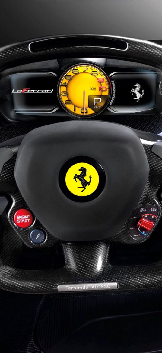 ferrari, laferrari, salon, auto, wheel