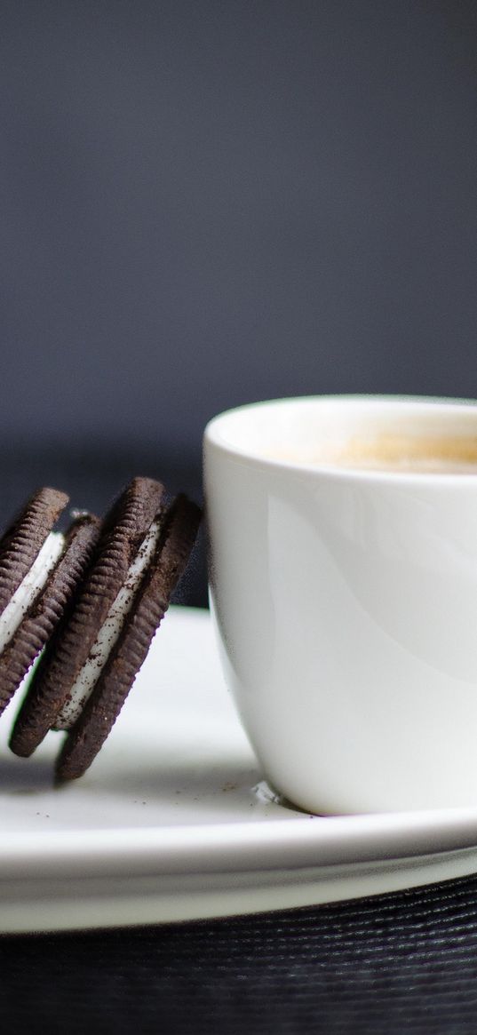 cookies, coffee, breakfast