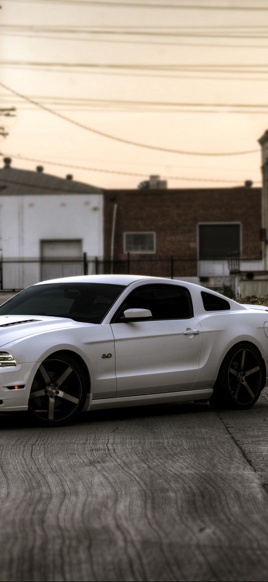 ford, mustang, gt, side view