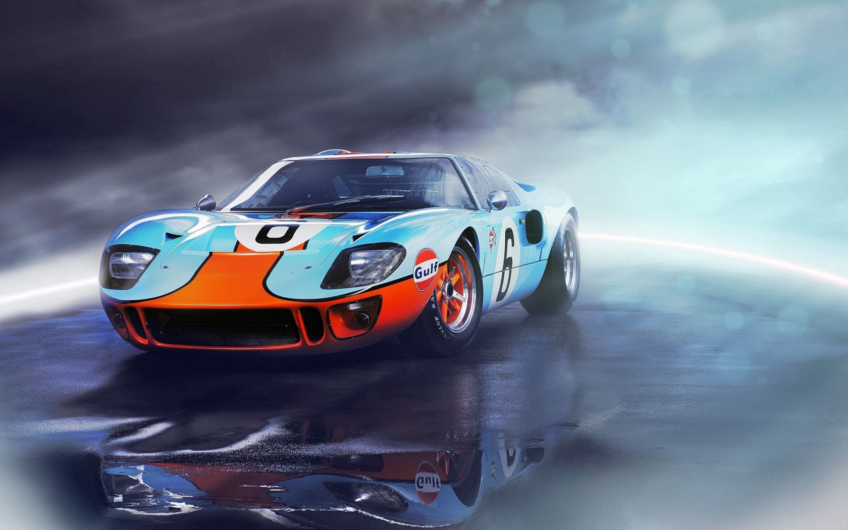 ford, gt40, front view, sports car