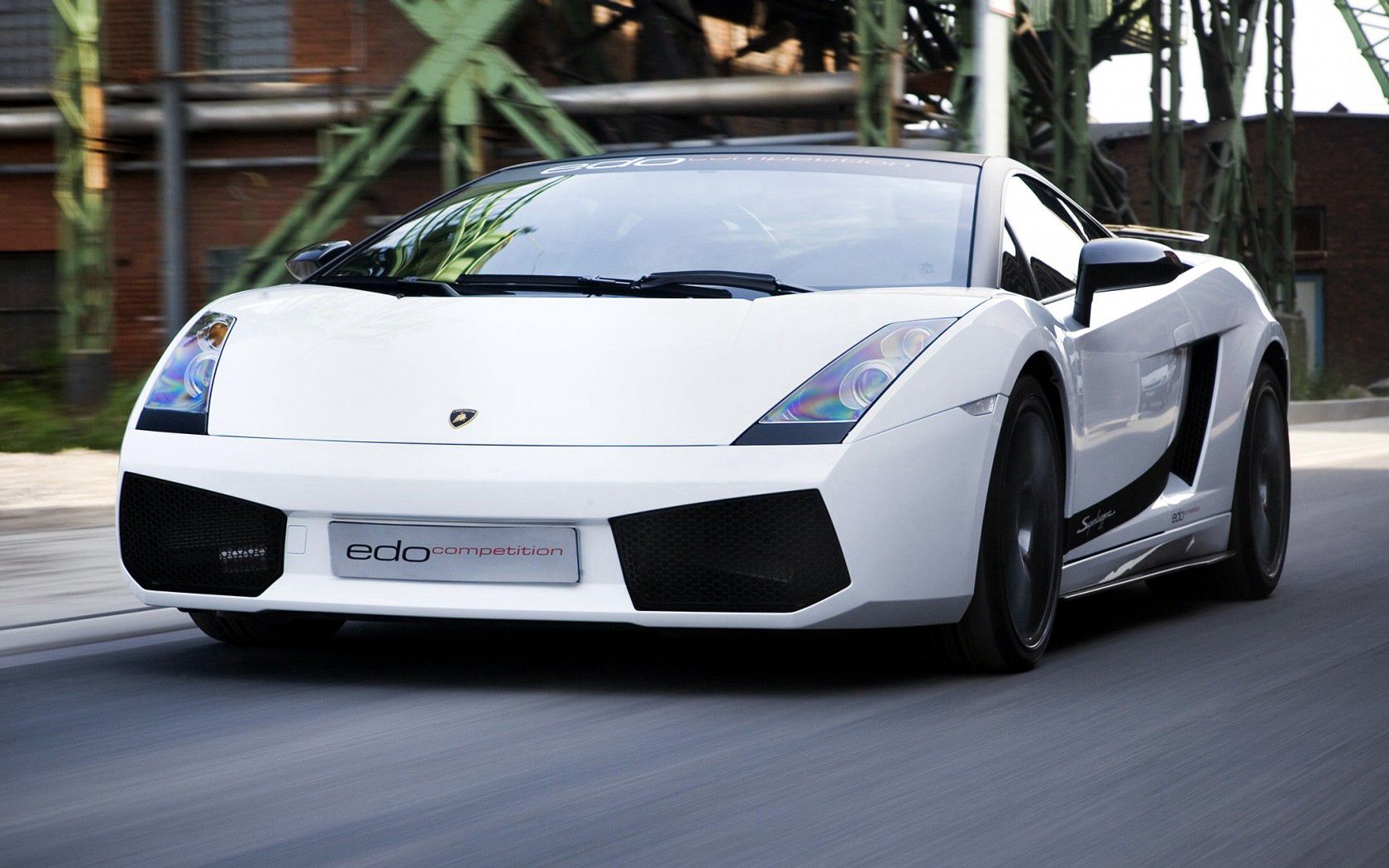 lamborghini, gallardo, superleggera, white, front view