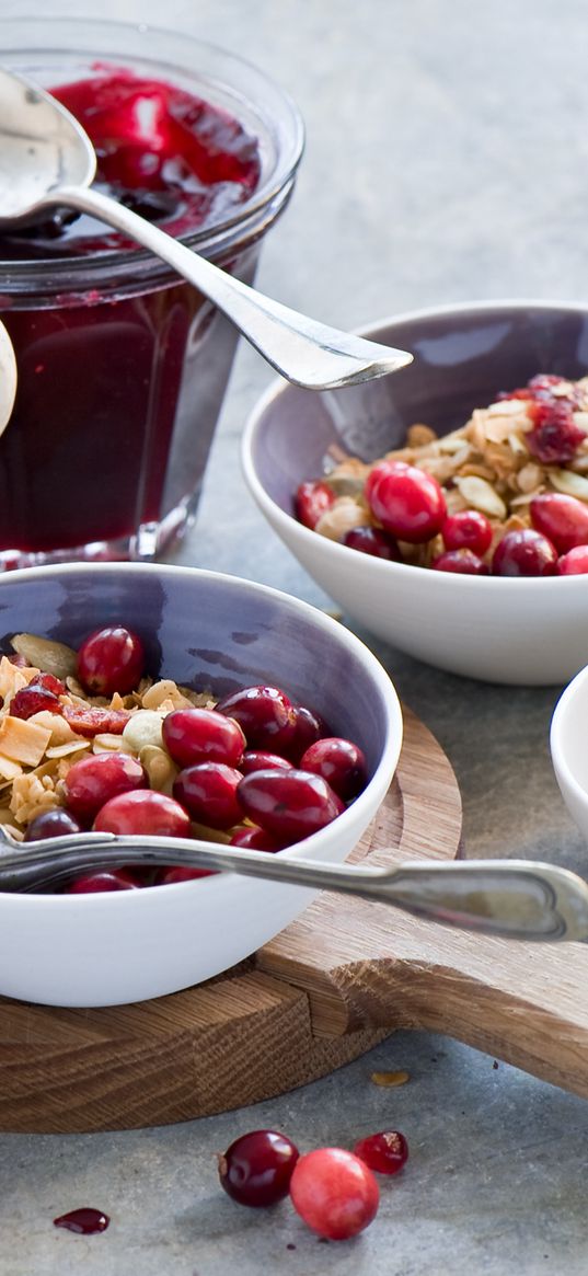 jam, cherry, pomegranate, fruit