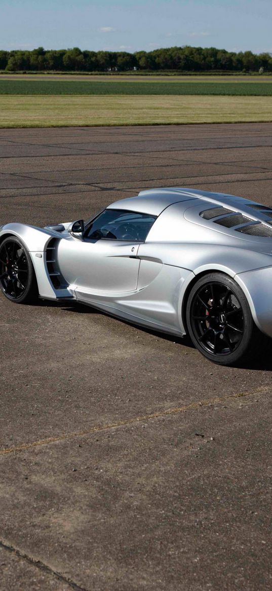 hennessey, venom gt, silver