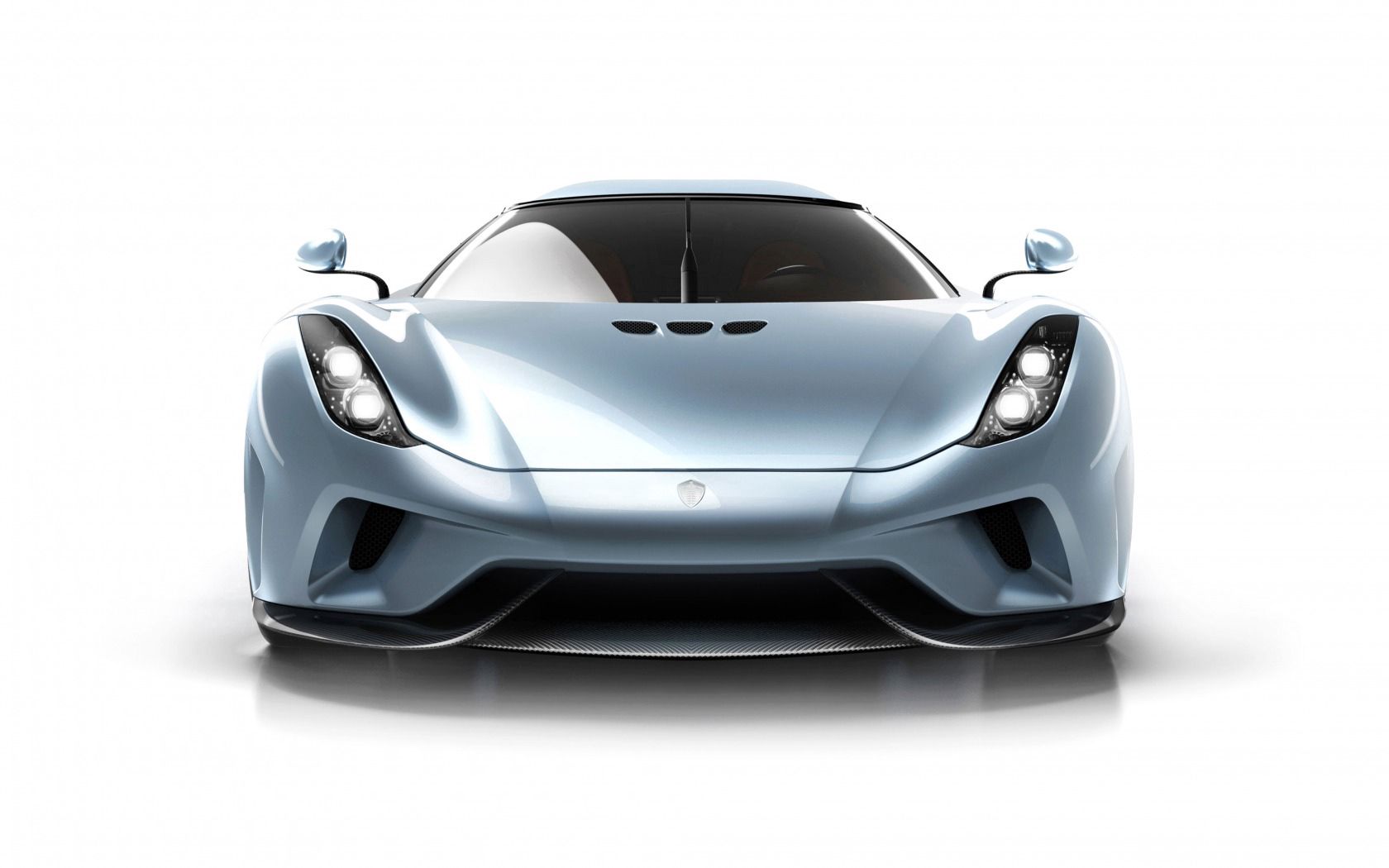 koenigsegg, regera, 2015, silver, front view