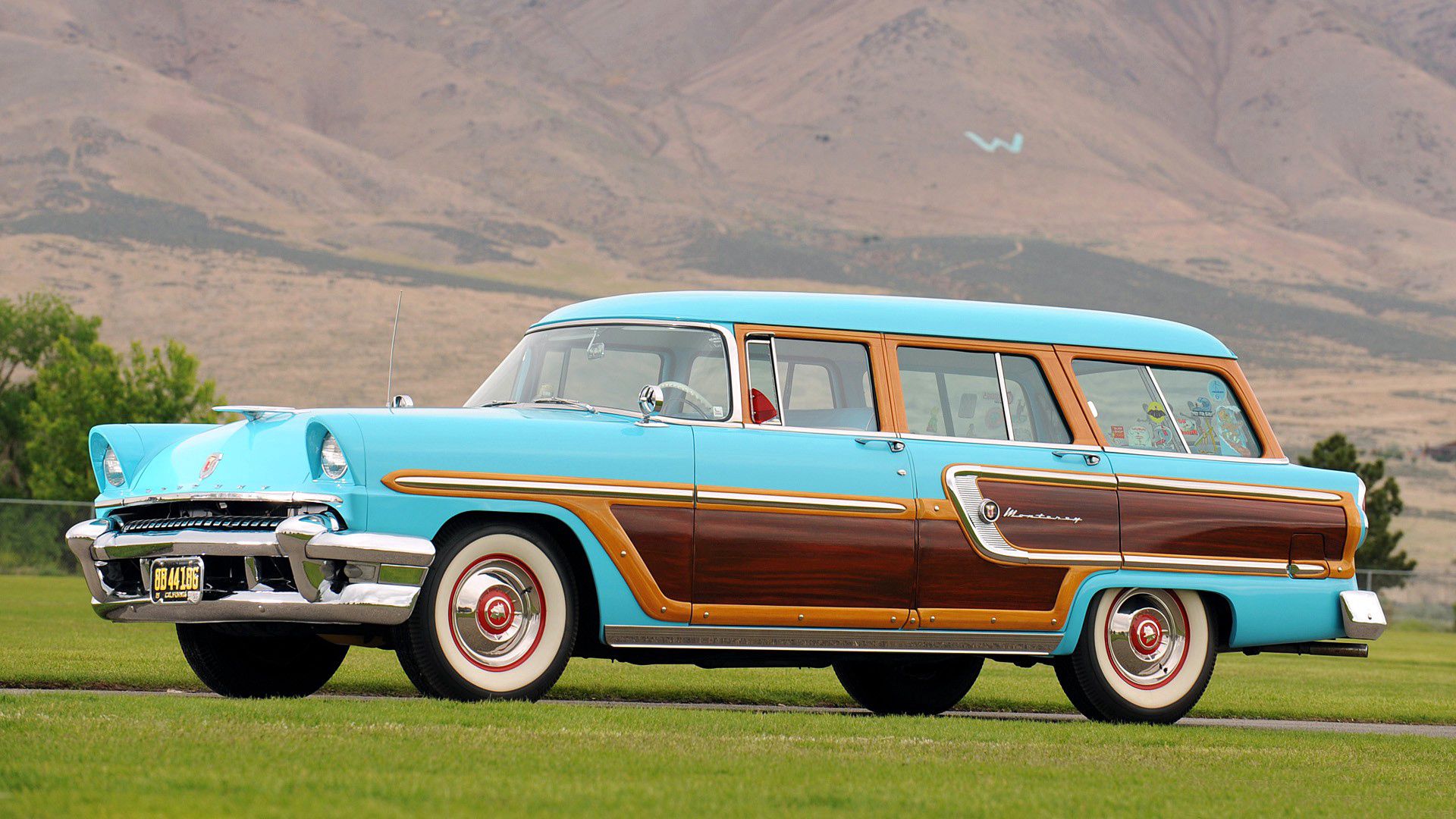 mercury monterey, family car, side view, retro