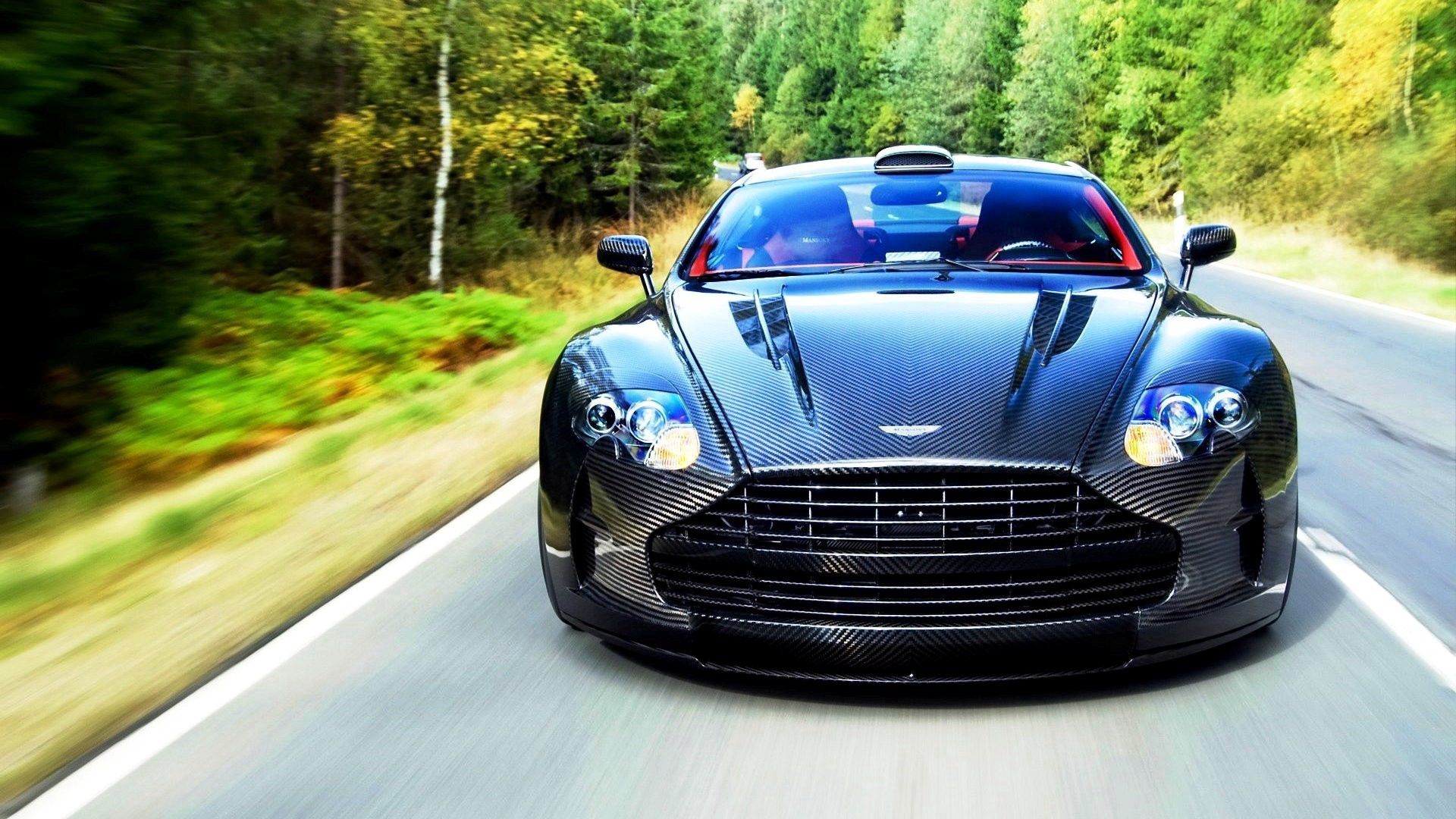 aston martin, vanquish, 2015, front view, movement