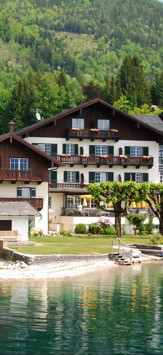 cottage, austria, wolfgangsee