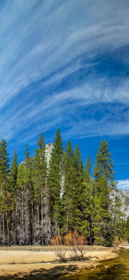 yosemite national park, yosemite, mountains, sky, hdr