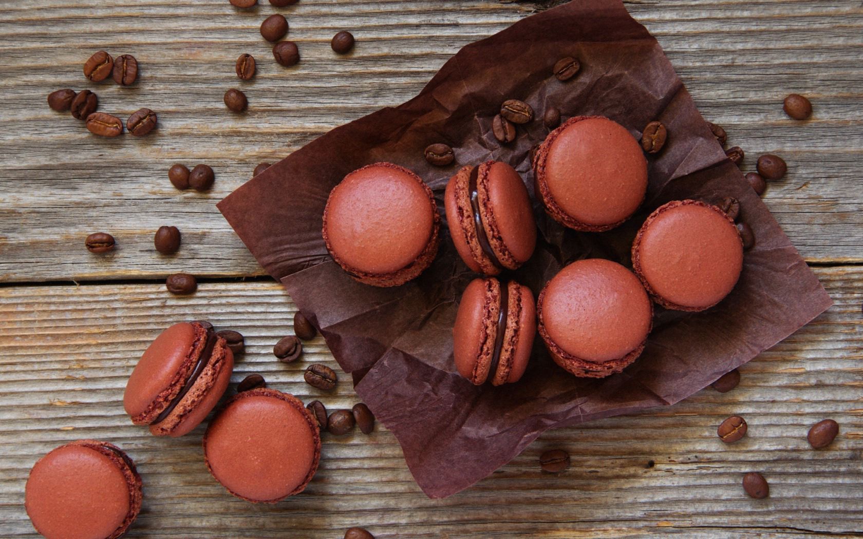 macaroon, coffee, cereals, cookies