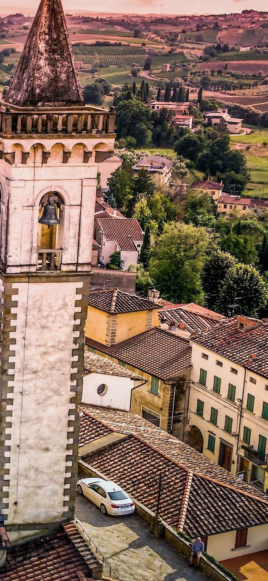 vinci, tuscany, italy, church of santa croce