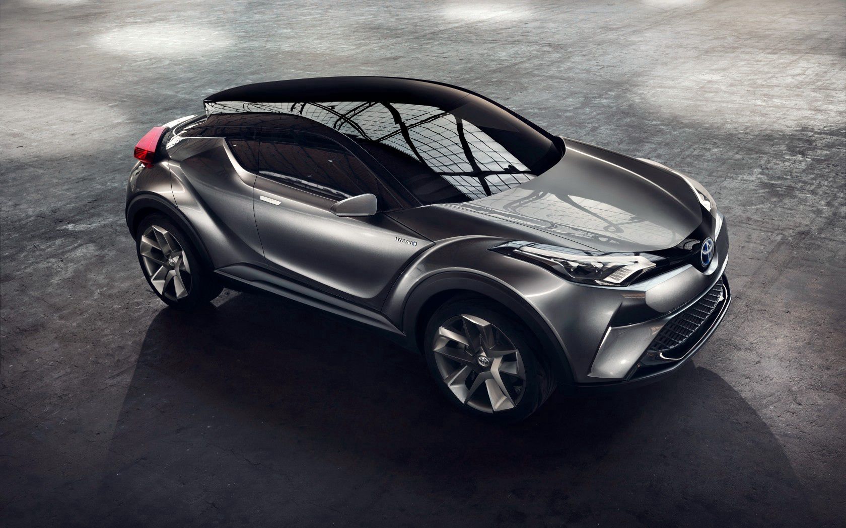 toyota, c-hr, plan view, concept