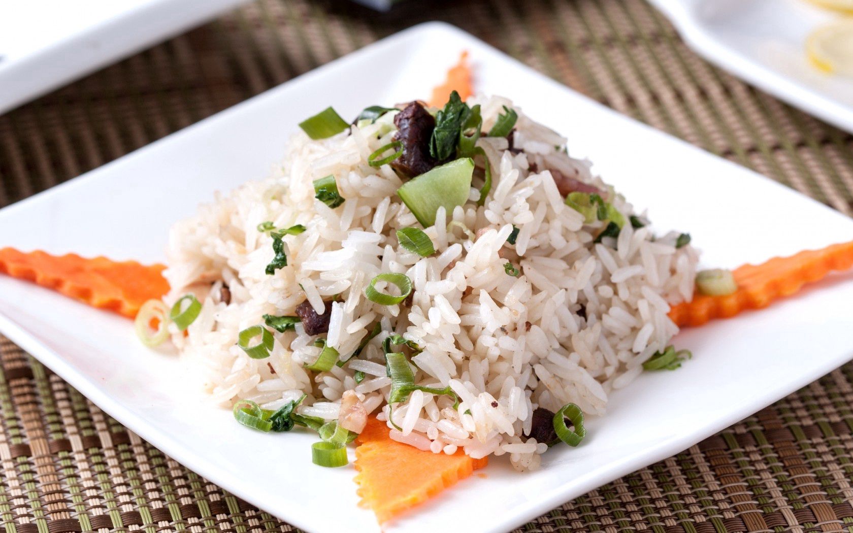 risotto, rice, vegetables, serving