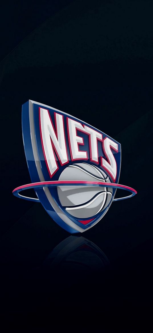 new jersey nets, nba, basketball, logo