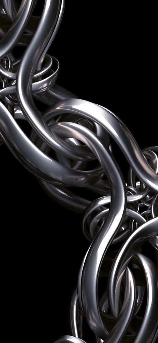 renderer, chain, weaving, silver