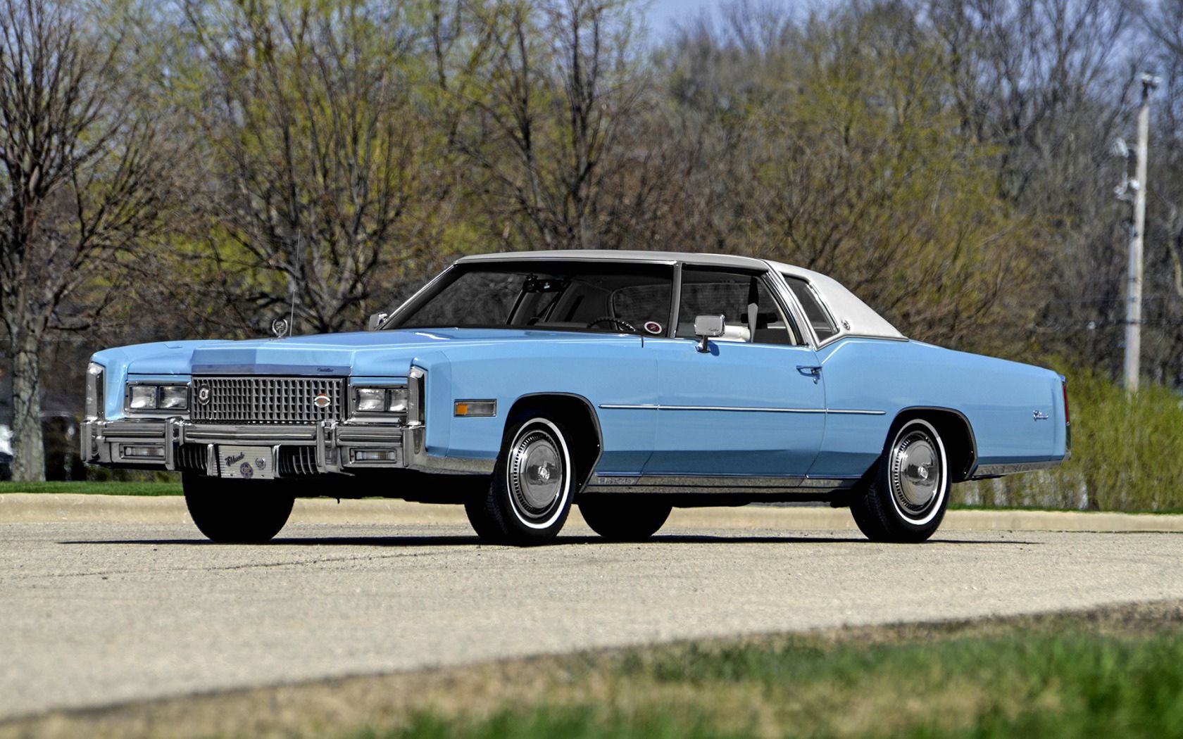 cadillac, eldorado, 1975, side view