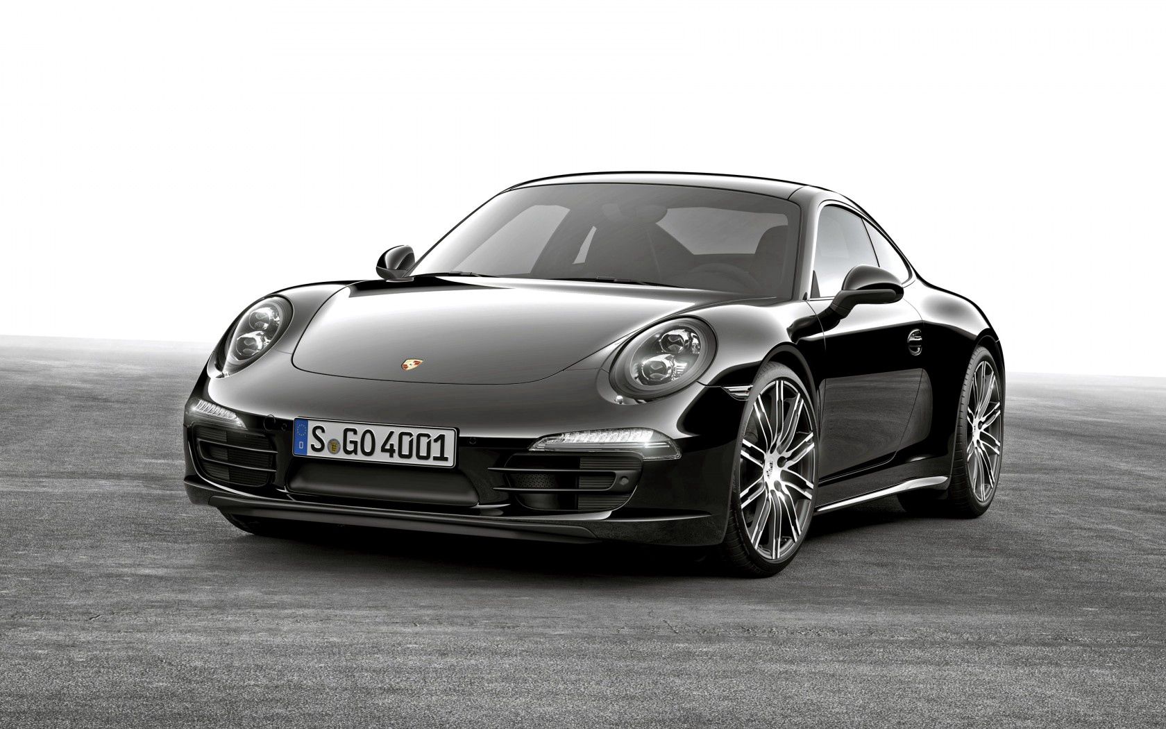 porsche, 911, carrera, black, side view