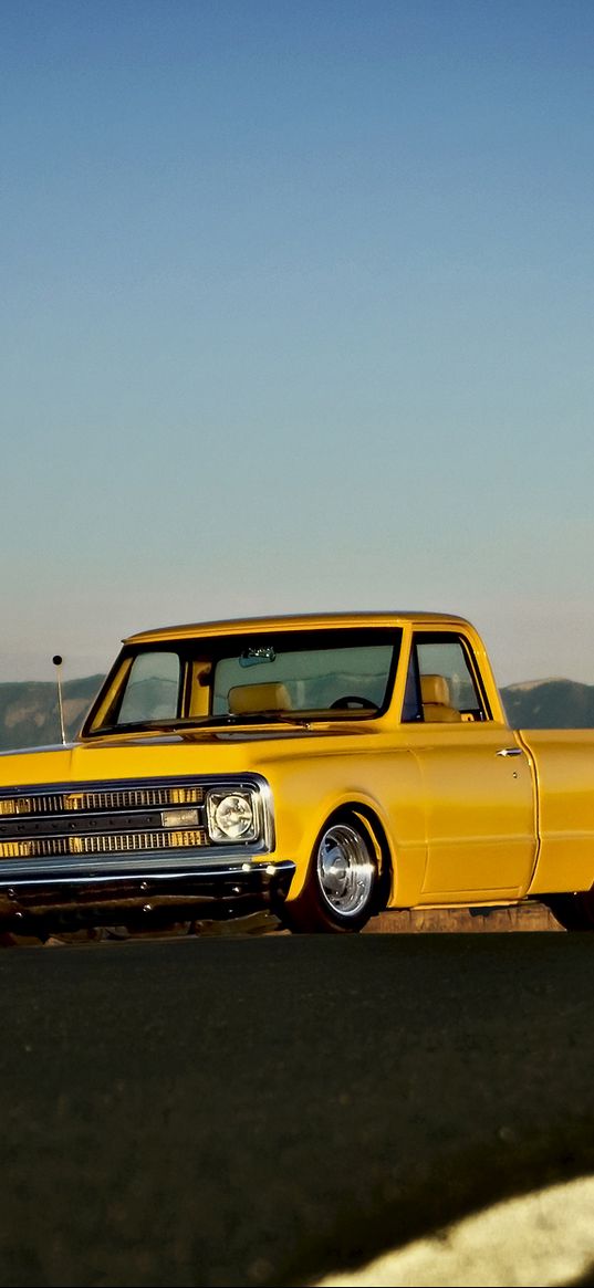 chevrolet, c10, 1969, front view