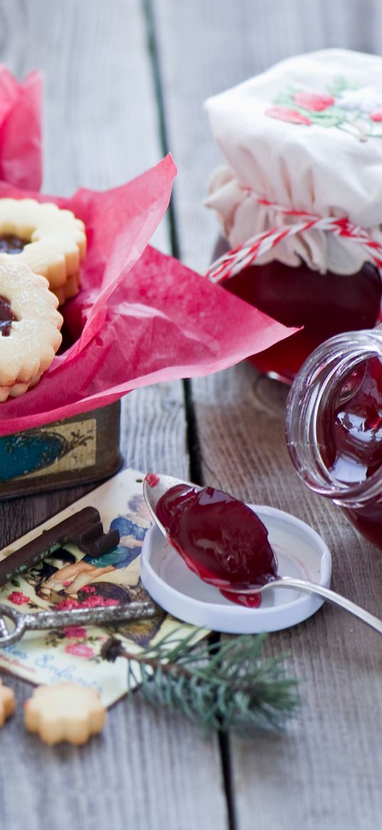 jam, biscuits, pastries, sweets