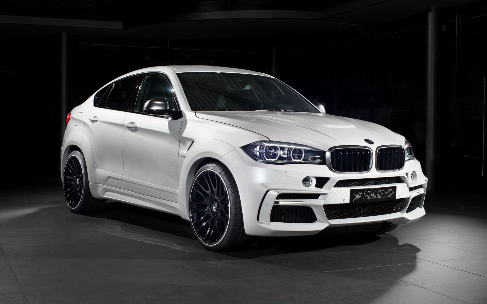 hamann, bmw, x6, f16, white, side view