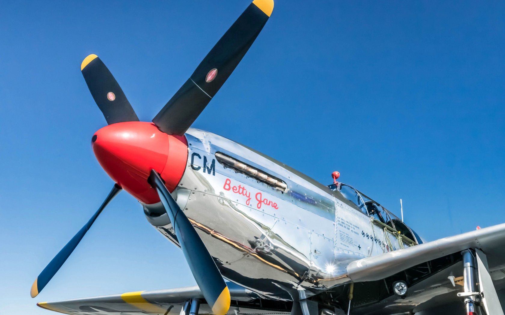 aircraft, p-51c, mustang, betty jane