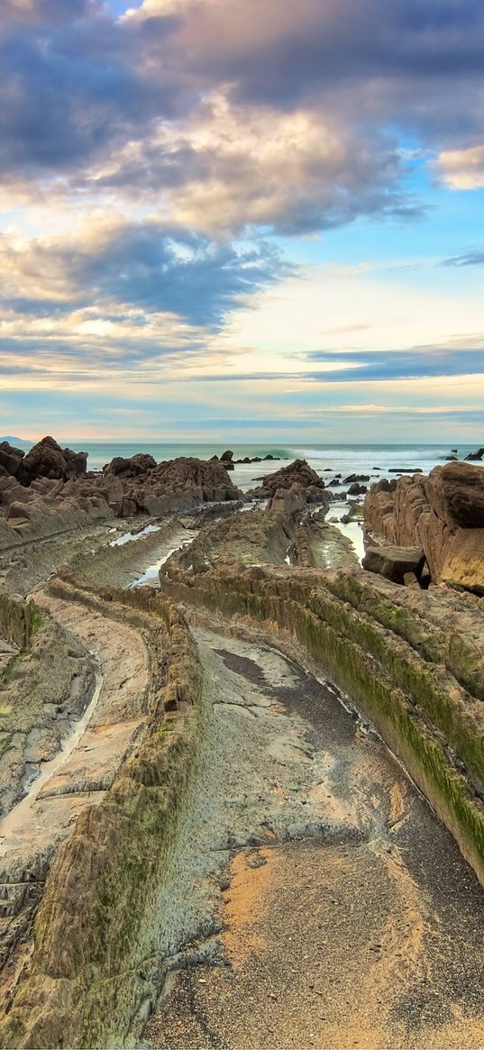 turbidites, spain, rocks, water