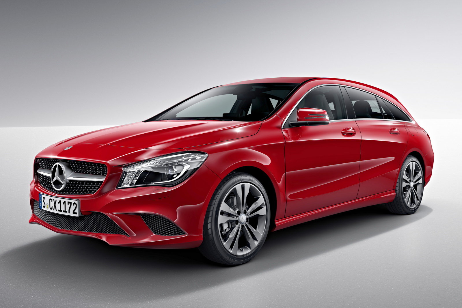 mercedes-benz, cla-class, x117, red