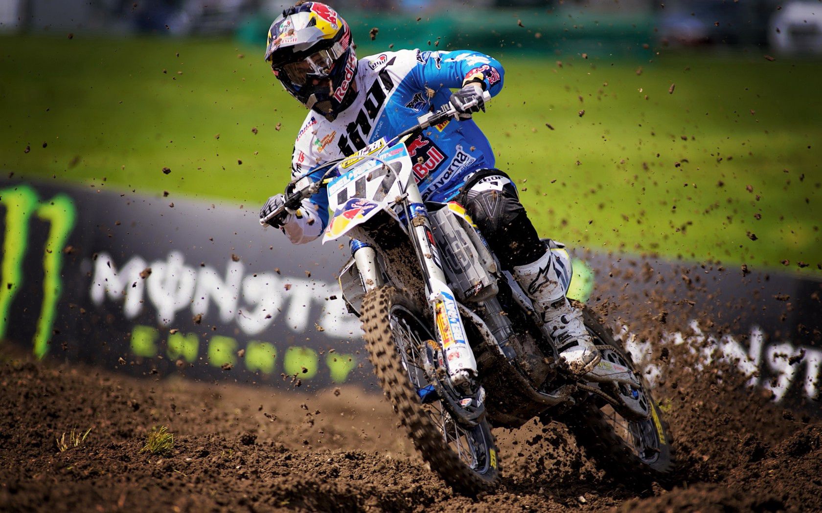 motorcycle, motorcyclist, dirt, race