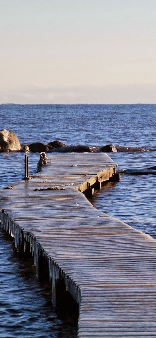 sweden, sea, beach, stones