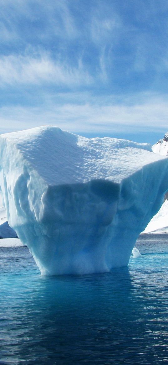 iceberg, antarctica, ice floe, ocean