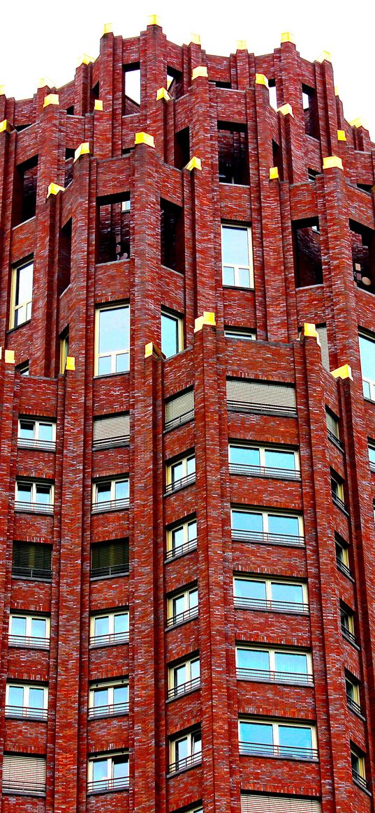 skyscraper, frankfurt, building, sky