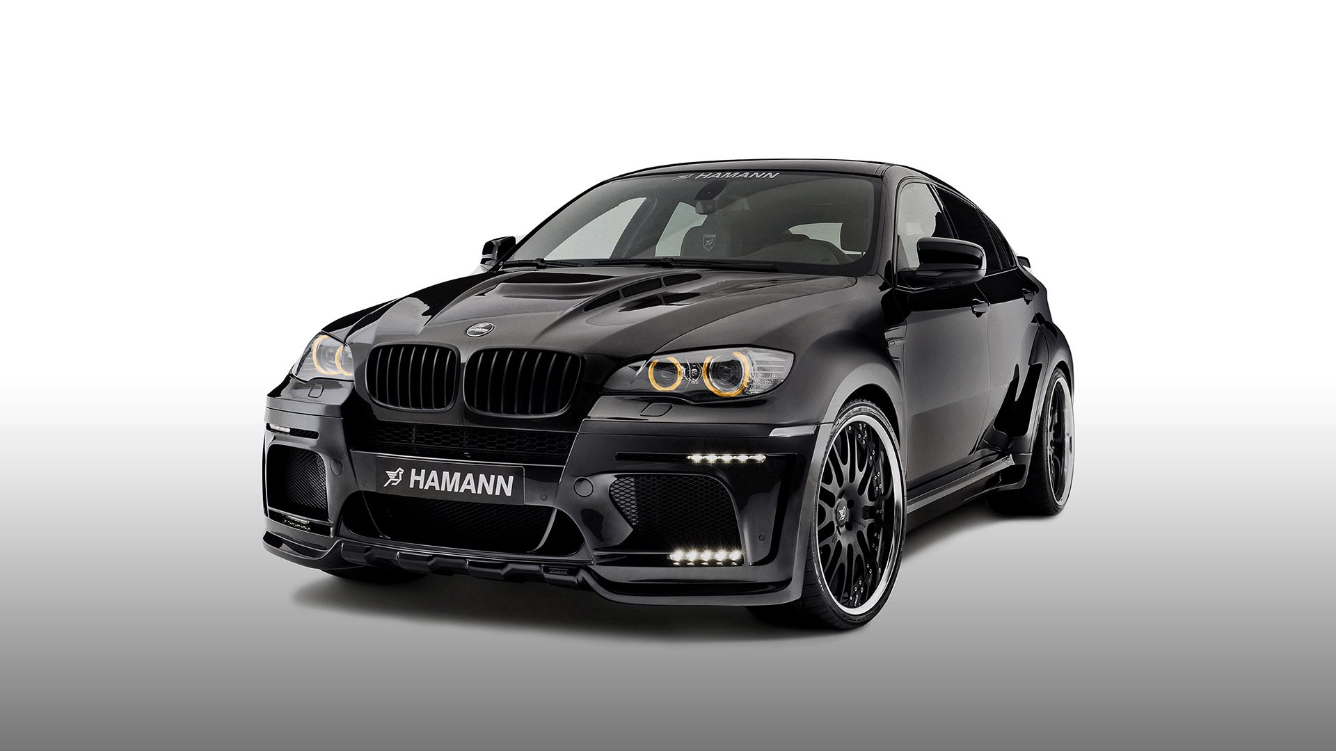 hamann, bmw, x6m, e71, black, side view