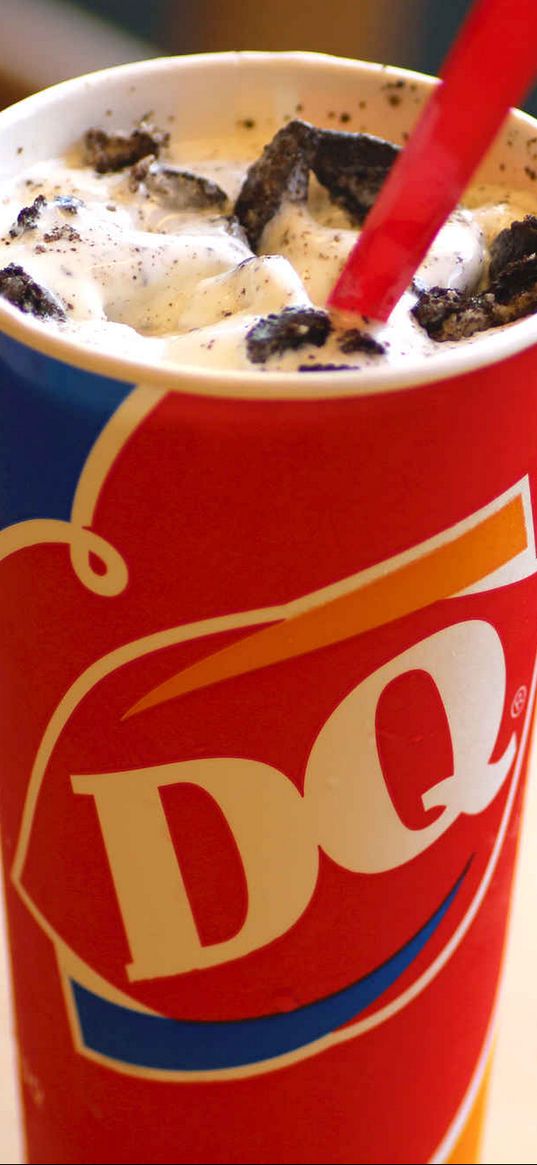 dairy queen, drink, milk, cup