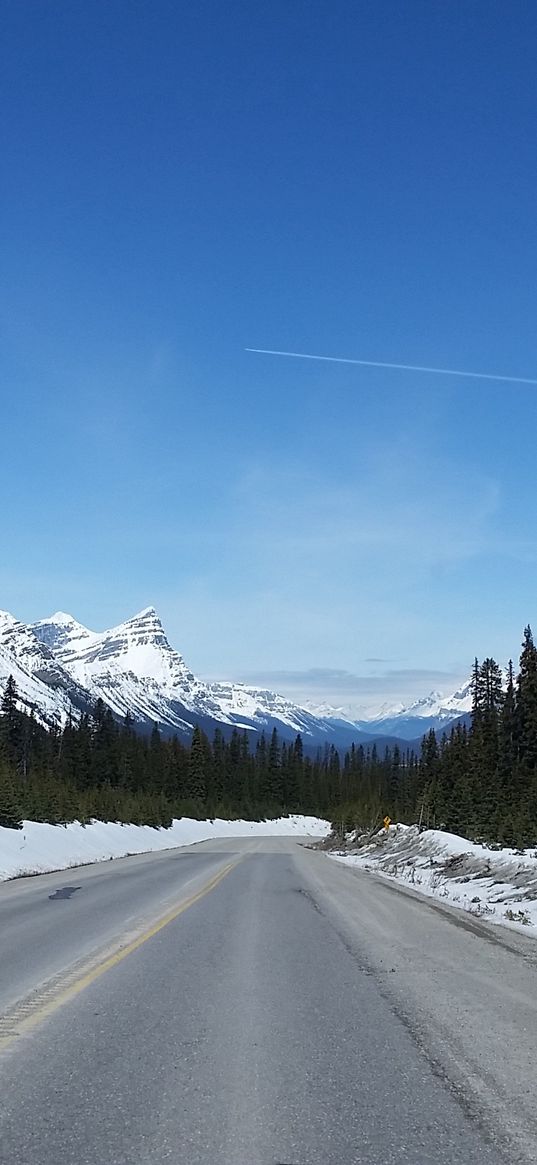 highway, icefields parkway, alberta