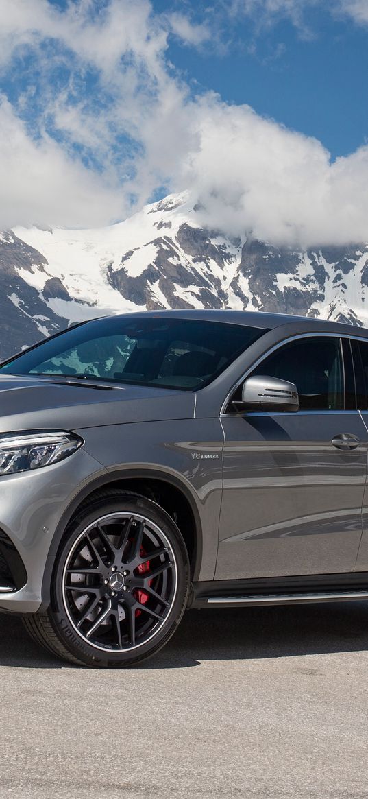 mercedes-benz, gle 450, amg, side view