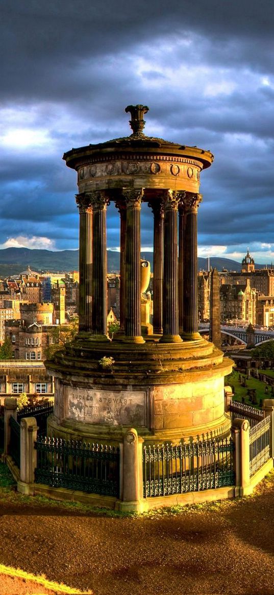 landscape, vintage, city, stone, building