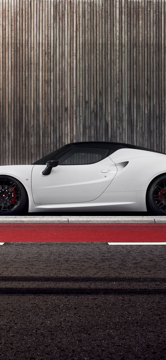 pogea racing, alfa romeo, 4c, side view