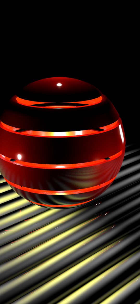 sphere, light, 3d, ball