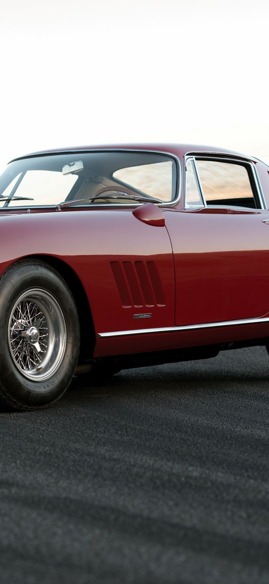 pininfarina, ferrari, 275, gtb, red, side view