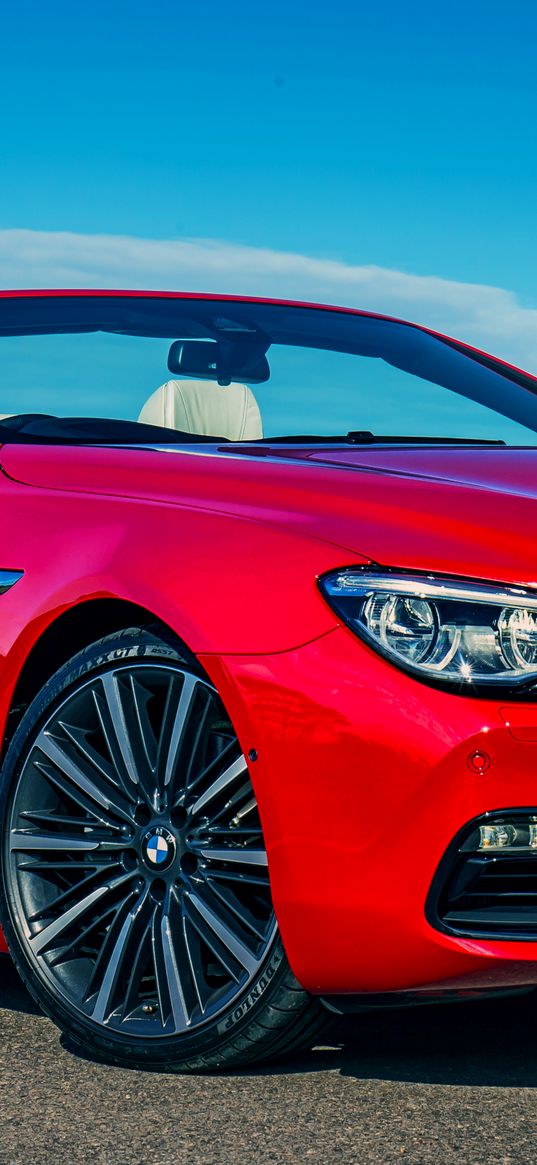 bmw, 6-series, 640i, convertible, red