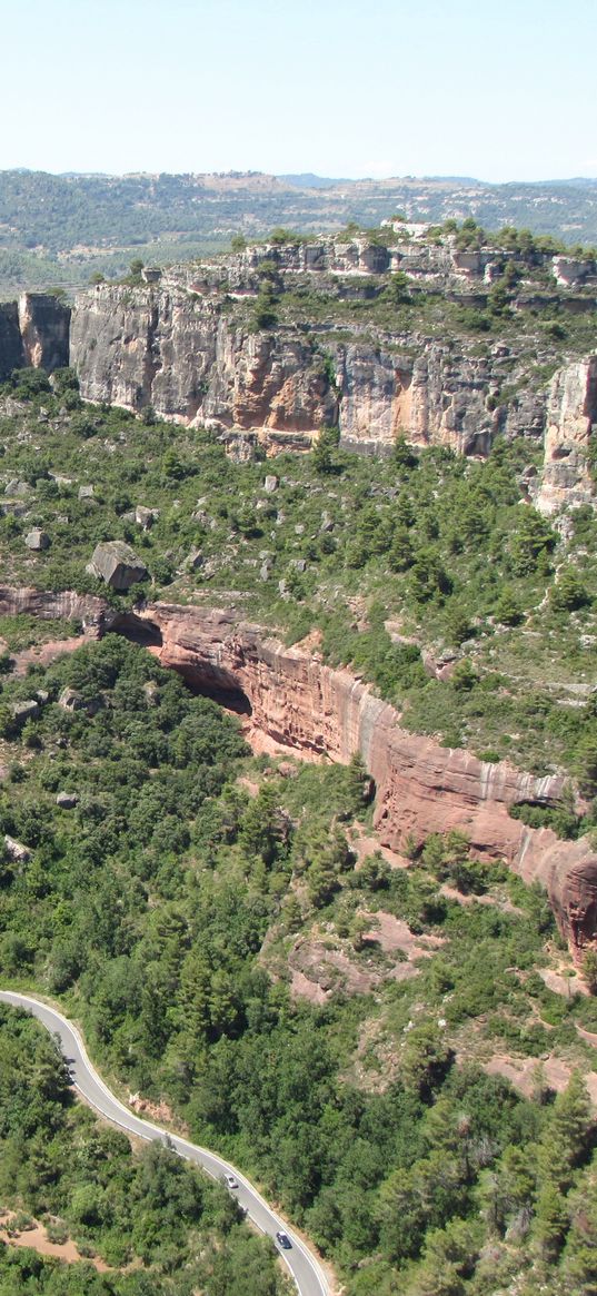 spain, europe, mountains, top view