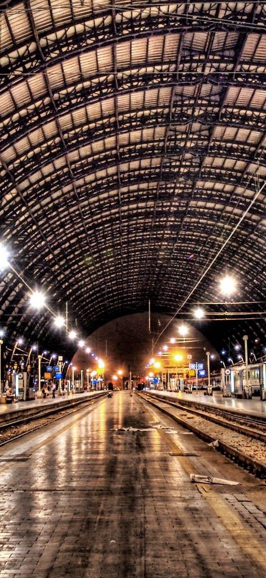 subway, underground, railway, hdr