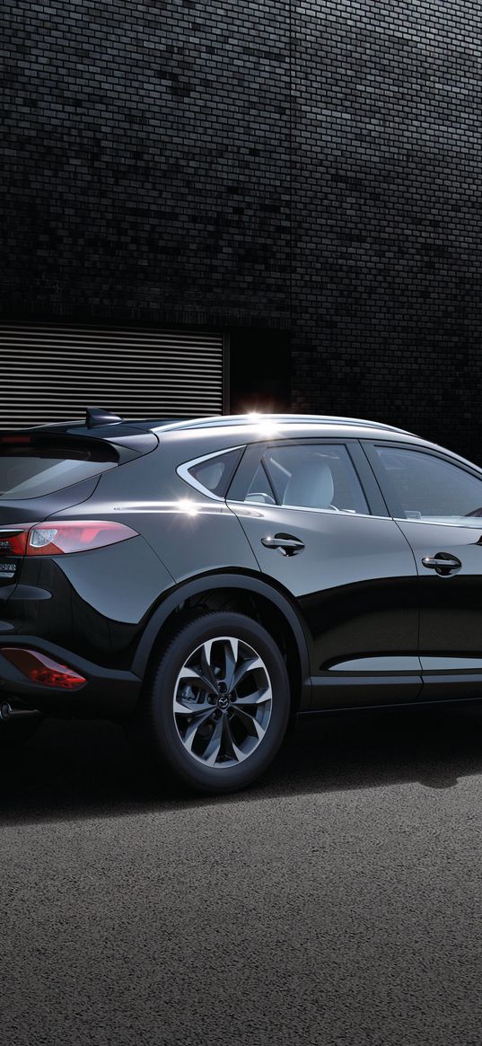 mazda, cx-4, side view, black