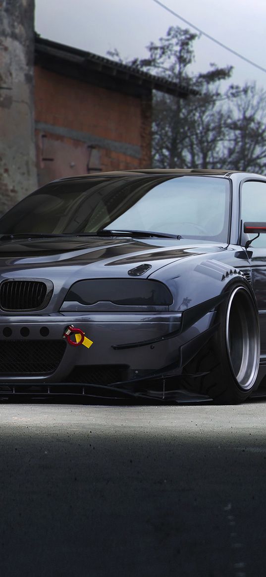 bmw, m3, e46, side view