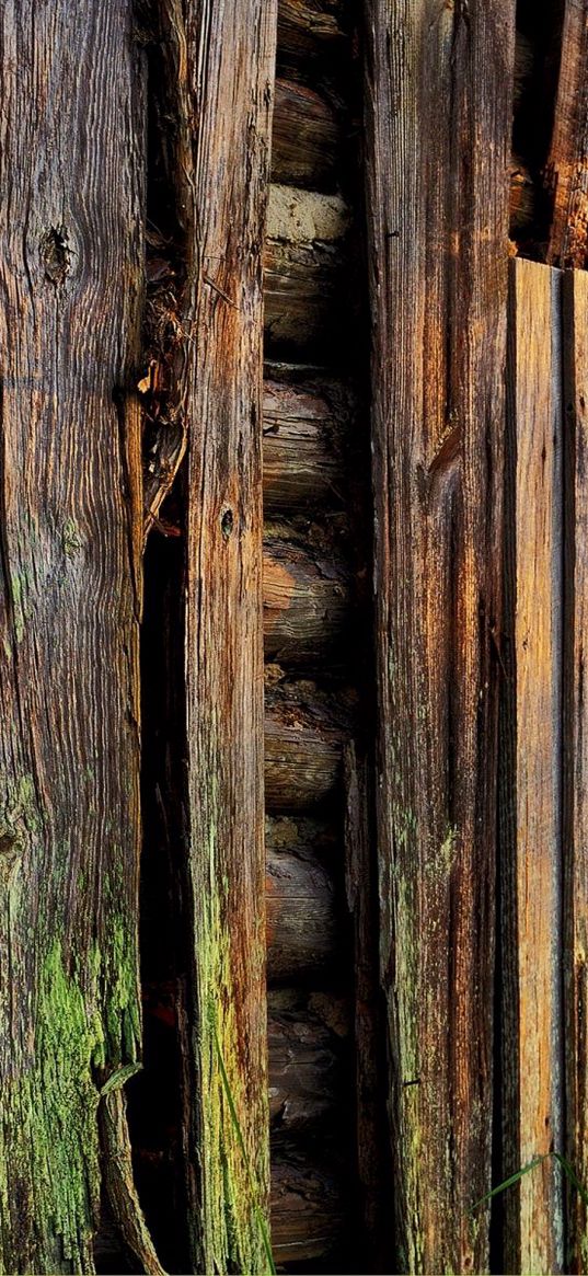 walls, wooden, old, surface