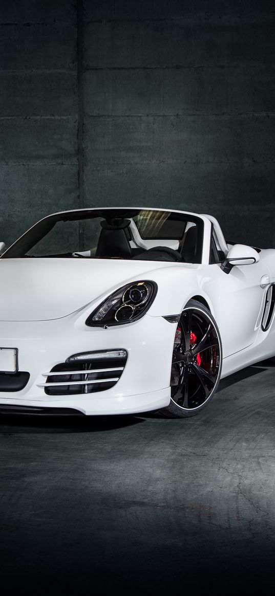 porsche, boxster, white, convertible